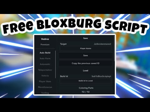 [FREE] Bloxburg Script | Auto Build + Farm | Infinite Money | Build ...