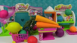 Play-Doh Surprise Eggs Hidden Toys Shopkins Small Mart Minecraft & More