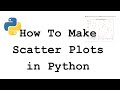 How to Make Scatter Plots in Python in Under 5 Minutes!