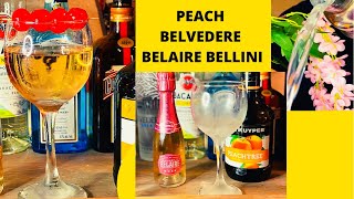 PEACH BELAIRE BELLINI| HOW TO MAKE A BELLINI COCKTAIL