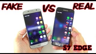 FAKE vs REAL Samsung Galaxy S7 Edge - Buyers BEWARE! 1:1 Clone