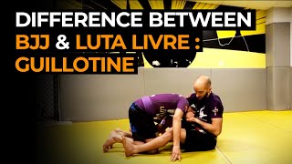 #4 Difference between BJJ \u0026 Luta Livre : Guillotine | Nicolas Renier