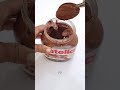 nutella chocolate jar asmr