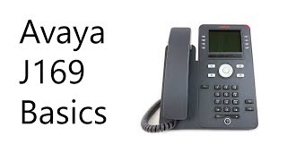 Avaya J169 IP Phone - Product Overview