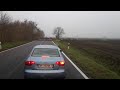 reggeli vonulás udvarnál deers crossing a road in hungary 2017 11 17