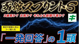 函館スプリントステークス 2023 【予想】「函館のスペシャリスト！」３歳牝馬に待ったをかけるのは！？あの穴馬に夢を託す！