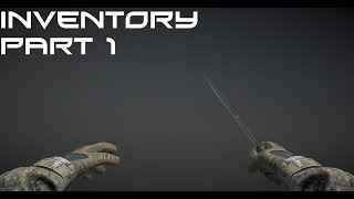 Unity 3D Tutorial Inventory Part 1 (For Project Underdog)