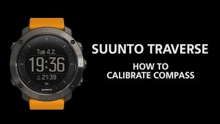 Suunto Traverse - How to calibrate compass