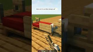 Minecraft: How to build better Beds | #shorts