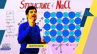 Structure of NaCl | NaCl Structure | NaCl Crystal complete discussion by Dur Chemist | Quetta