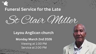 St Clair Miller - Funeral Service