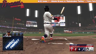 MLB The Show 24 | Atlanta Braves vs Philadelphia Phillies | NLDS Game 2