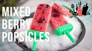 Mixed Berry Popsicles | Everyday Gourmet S9 EP12