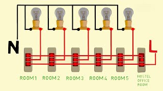 hostel wiring connection diagram