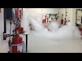 CO2 Fire Suppression System Discharge at Koorsen Training Center