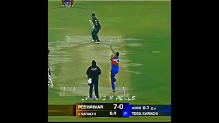 BABAR VS AMIR 👿 #cricket #babarazam #mohdamir #psl #hblpsl8 #edit