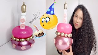 BOUQUET IDEAS 💡 DE COMO HACER PASTEL 🎂 DE GLOBOS 🎈 PARA CUMPLEAÑOS O DECORAR BOUQUET  FIESTAS