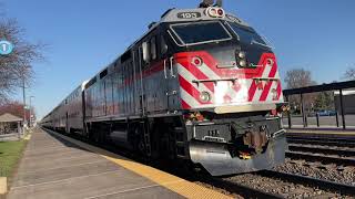 The Complete Metra Evening Rush Hour On The Alternate Schedule At Naperville On April 1, 2021