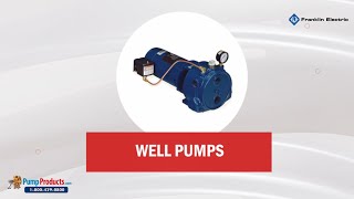 PumpProducts.com is a Franklin Electric Pump Distributor