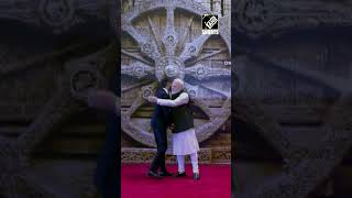 UK Prime Minister Rishi Sunak arrives at Bharat Mandapam for G20 Summit