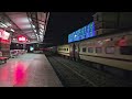 18030 shalimar mumabi ltt express crossing beautifully lit sardiha sua station for diwali