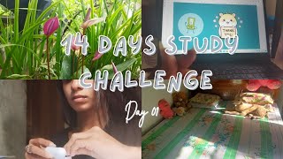 14 Day's Study Challenge🐌💮|day 01🍓☀️|දවස් 14ක් මාත් එක්ක study කරමුද?#stmotivation #studychallenge