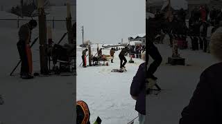 Winterama 2025: Lumber Jack Show draws Southern Georgian Bay, ON, Canada Crowd with their Antics