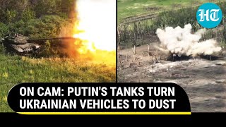 Russia's 'Killer' T-723B Tanks Pound Ukrainian Positions In Kupyansk | Watch