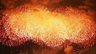 鳳凰乱舞【World's largest aerial fireworks shell】“464kg shell”2014 こうのす花火大会 ギネス認定四尺玉・三尺玉・尺玉300連発