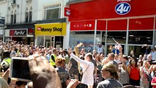 Olympic 2012 Torch Relay in Croydon, London.mp4