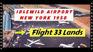 Idlewild Airport, New York. The Golden Age Of Air Travel {4K Color 30fps} {1958}