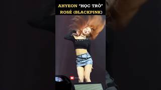 Ahyeon (Babymonster) học hất tóc từ Rosé (BlackPink)?  #kpop #blackpink #babymonster #shorts