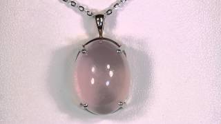 Star Rose Quartz Pendant