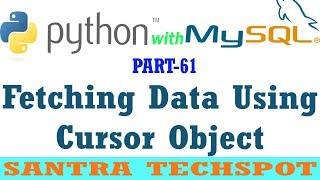 #62 | Fetching Data From MySQL Data base Using Cursor Object in Python in Tamil