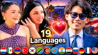 I Spoke 19 Languages in LA… and Shocked Everyone! 🇺🇸