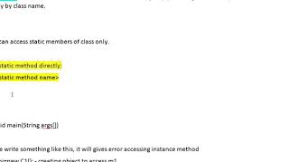Static methods & Instance methods || Java for Automation Testing | Selenium | Appium: 5 || Infovirus
