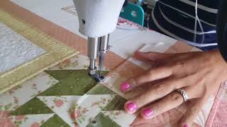 Machine Quilting a Basket Quilt Block with Natalia Bonner