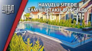 Didim Sağtur Bölgesi'nde Tam Müstakil Havuzlu Site İçerisinde Tek Katlı Bungalov Villa