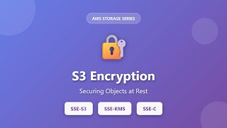 S3 Encryption Explained: SSE-S3, SSE-KMS & SSE-C | AWS Storage Security Tutorial