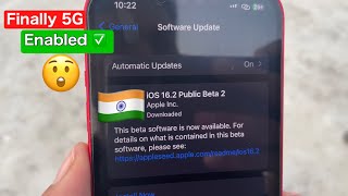 5G Enabled on iPhone 12 & 13  || Speed Test 5G vs 4G || iOS 16.2 Update || 5G Enabled in India