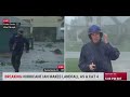 Weather Channel's Jim Cantore surprised by lightning strike