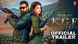 K.G.F: Chapter 3 - Hindi Trailer | Rocking Star Yash | Prabhas, Raveena Tandon, Prashanth Neel