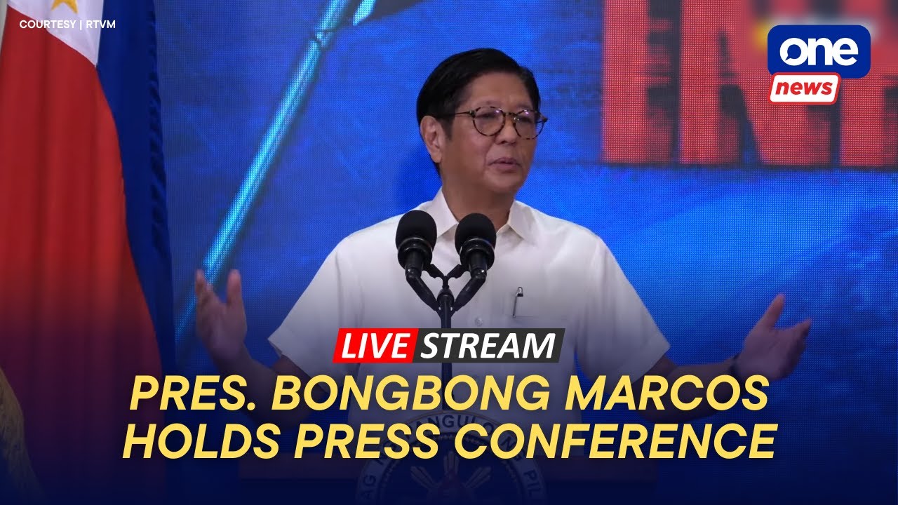 Live Pres Bongbong Marcos Holds Press Conference September 15