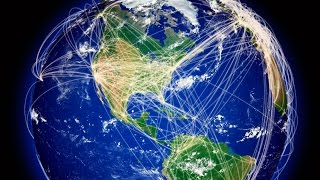How air transportation connects the world