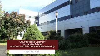 Groundbreaking Ceremony for Manning CICS Building