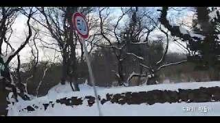 한라산 앞산 겨울풍경Mt. Halla mountain winter landscape