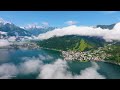 【４k】オーストリアの絶景｜ピアノのリラックス音楽と美しい大自然の景色｜austria