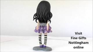 Gorjuss Little Violet Figurine - Santoro's Gorjuss Collection A27191