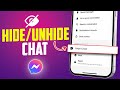 Hide & Unhide Message on Messenger on iPhone (Protect Your Messages)