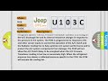 dtc jeep u103c short explanation